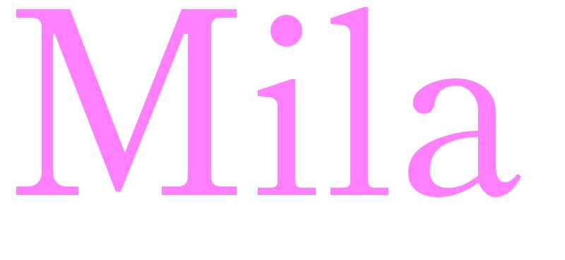 Mila - girls name