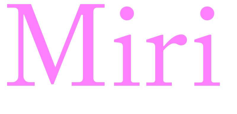 Miri - girls name