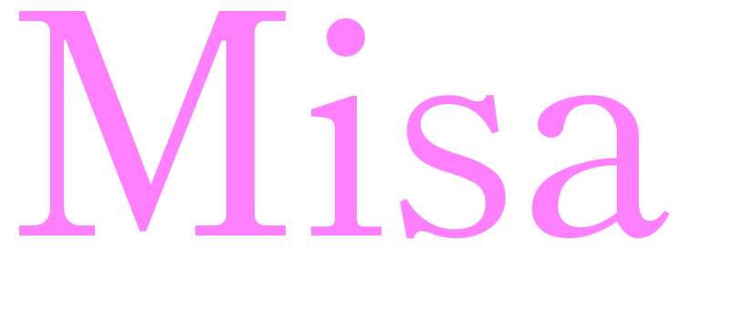 Misa - girls name