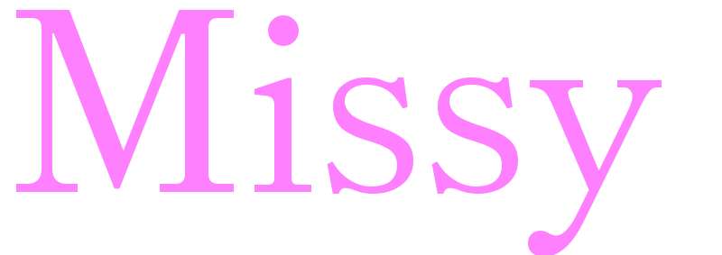 Missy - girls name