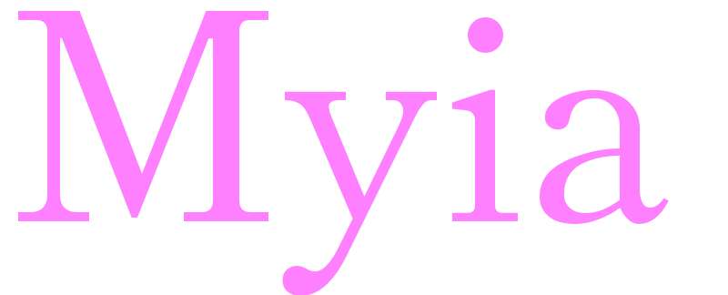 Myia - girls name