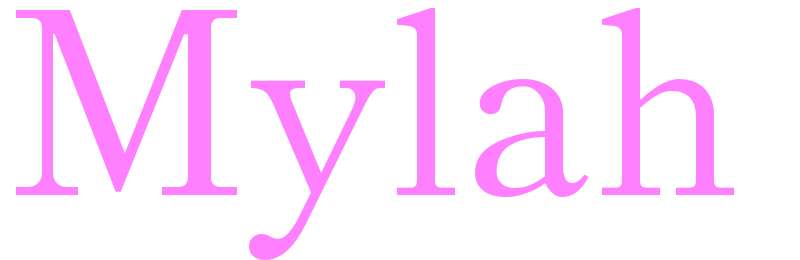 Mylah - girls name