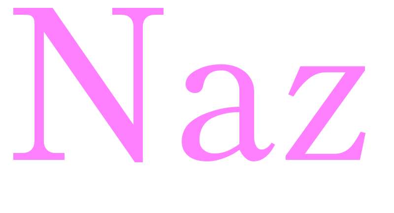 Naz - girls name
