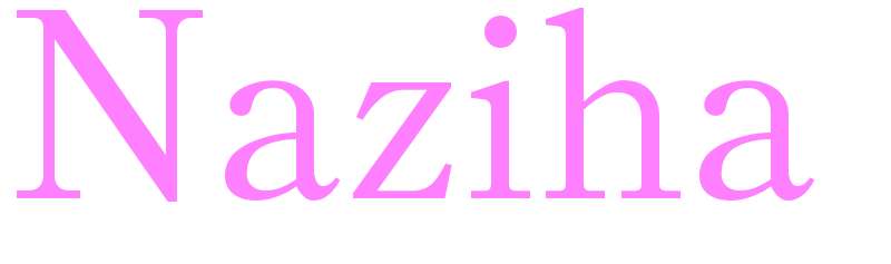 Naziha - girls name