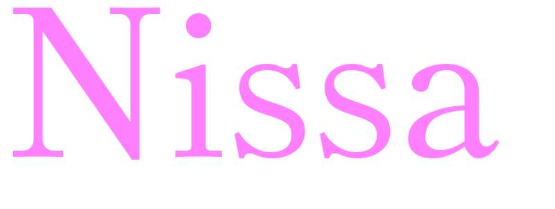 Nissa - girls name
