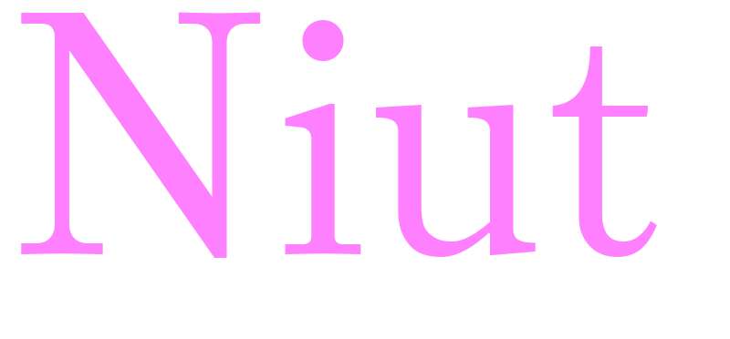 Niut - girls name
