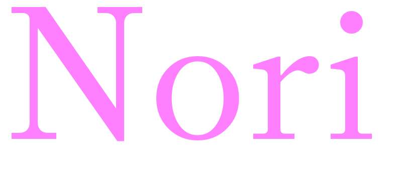 Nori - girls name