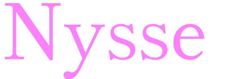 Nysse - girls name