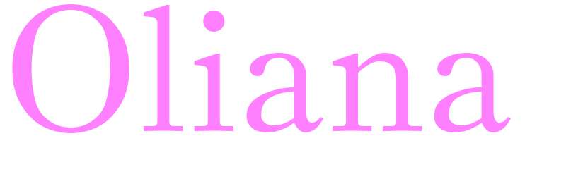 Oliana - girls name