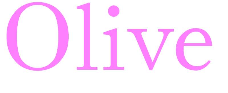 Olive - girls name