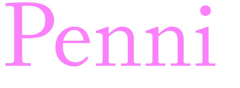Penni - girls name