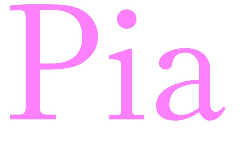 Pia - girls name