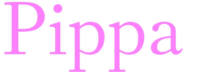 Pippa - girls name