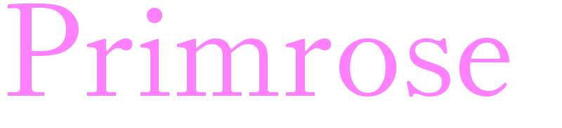 Primrose - girls name