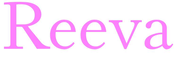 Reeva - girls name