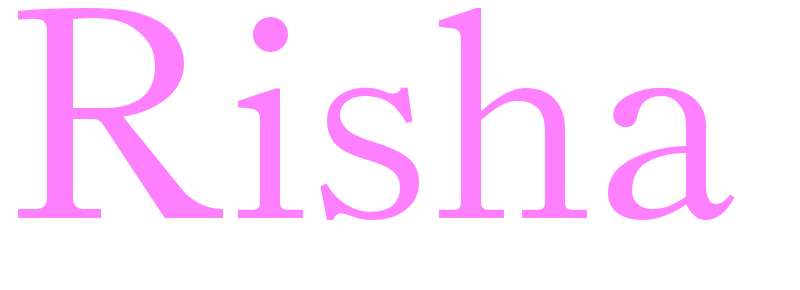 Risha - girls name