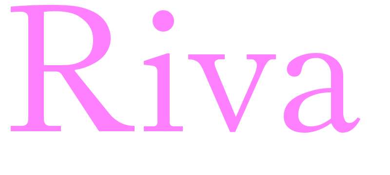Riva - girls name