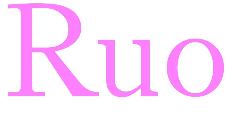 Ruo - girls name