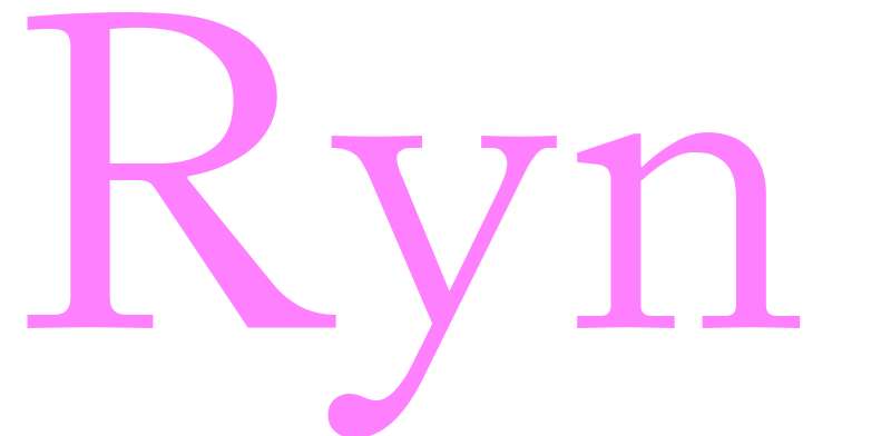 Ryn - girls name