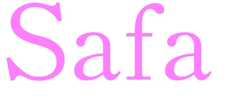 Safa - girls name