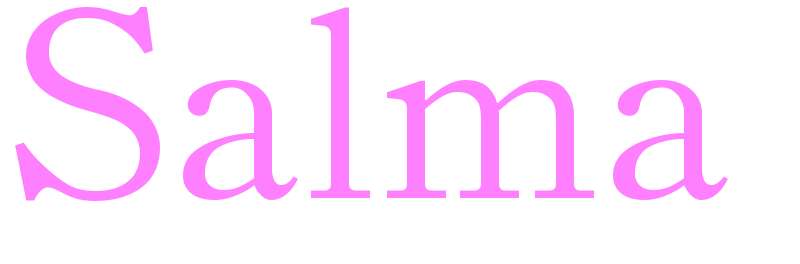 Salma - girls name