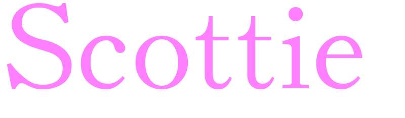 Scottie - girls name