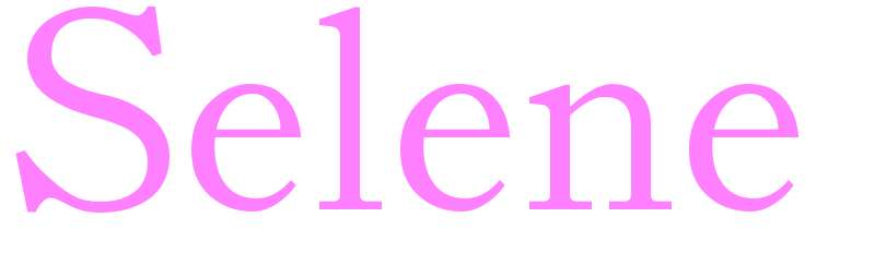 Selene - girls name