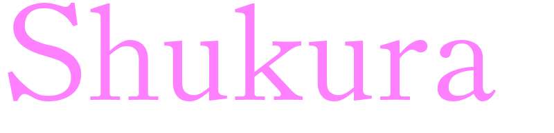 Shukura - girls name