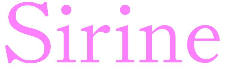 Sirine - girls name