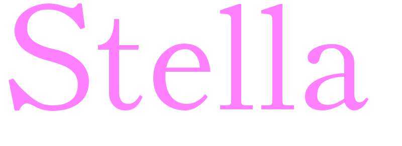 Stella - girls name