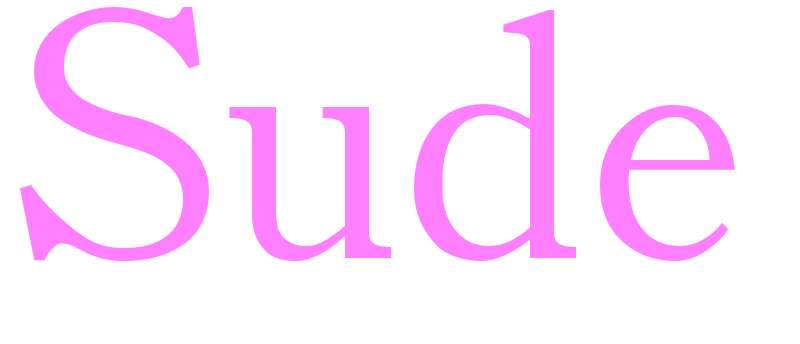 Sude - girls name