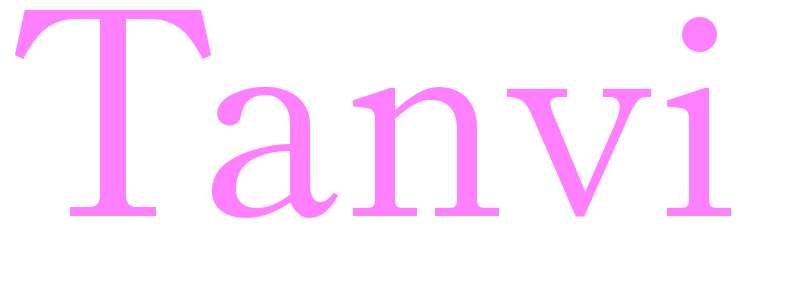 Tanvi - girls name