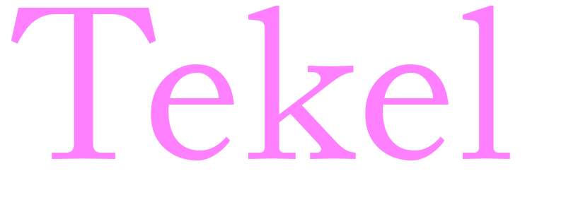 Tekel - girls name