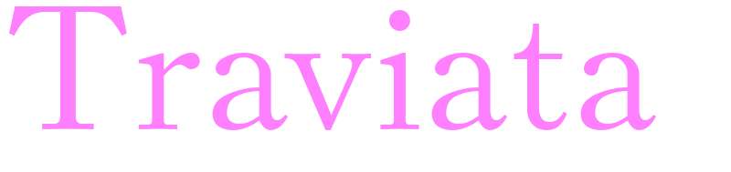Traviata - girls name