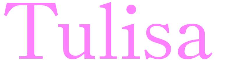 Tulisa - girls name