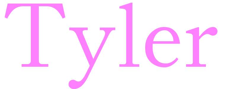 Tyler - girls name