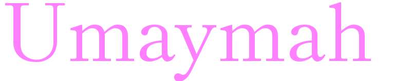 Umaymah - girls name