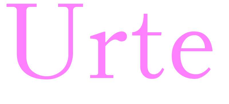 Urte - girls name
