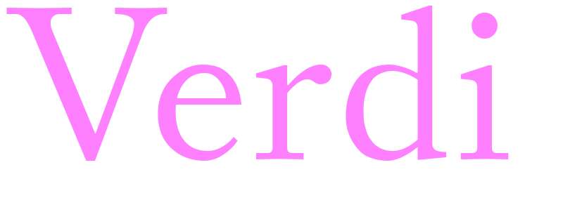 Verdi - girls name