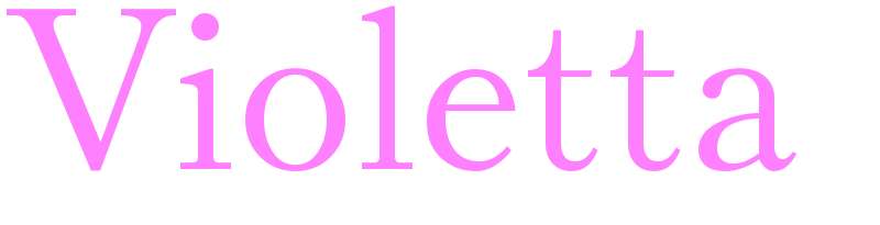 Violetta - girls name