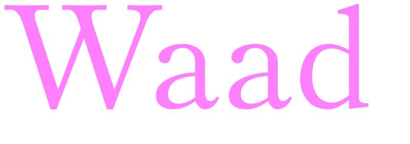 Waad - girls name