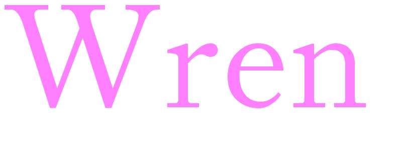 Wren - girls name