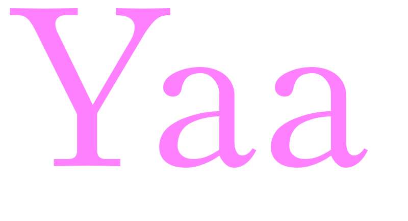 Yaa - girls name