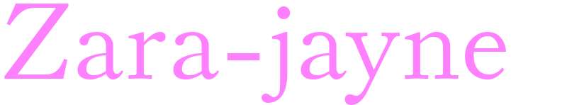 Zara-jayne - girls name
