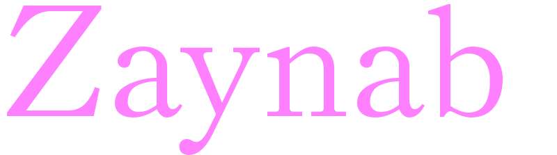 Zaynab - girls name